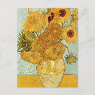 Vincent van Gogh's Stilleben mit 12 Sonnenblumen Postcard