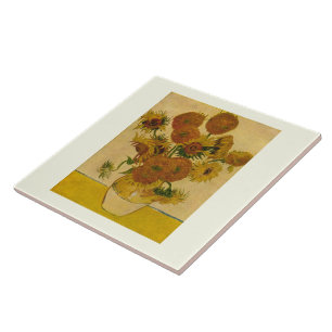 Vincent van Gogh's Sunflowers, 1878 Tile