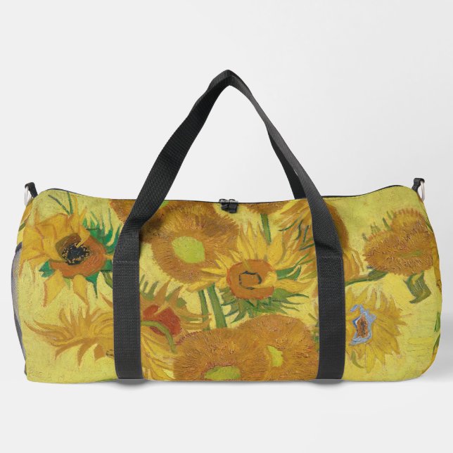 Vincent van Gogh's Sunflowers (1888) Duffle Bag (Back)