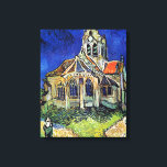 Vincent van Gogh's The Church at Auvers Canvas Print<br><div class="desc">"The Church at Auvers" is one of the famous paintings created by Vincent van Gogh in 1890, just a few weeks before his death. It depicts the Notre-Dame de l'Assomption, a church in the small French village of Auvers-sur-Oise, where van Gogh spent the last months of his life. The painting...</div>