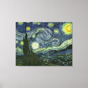 Vincent van Gogh's The Starry Night (1889) Canvas Print