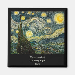 Vincent van Gogh's The Starry Night (1889) Magnet
