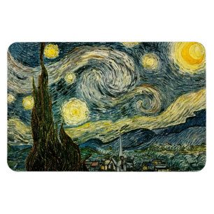 Vincent van Gogh's The Starry Night (1889) Magnet