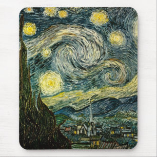 Vincent van Gogh's The Starry Night (1889) Mouse Pad