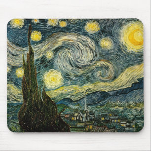 Vincent van Gogh's The Starry Night (1889) Mouse Pad