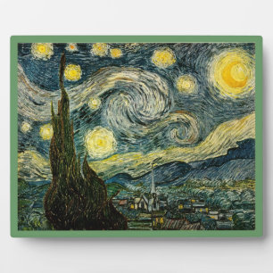 Vincent van Gogh's The Starry Night (1889) Plaque