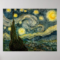 Vincent van Gogh's The Starry Night (1889)