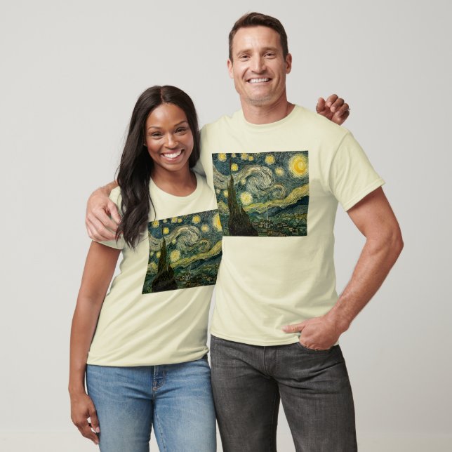 Vincent van Gogh's The Starry Night (1889) T-Shirt (Unisex)