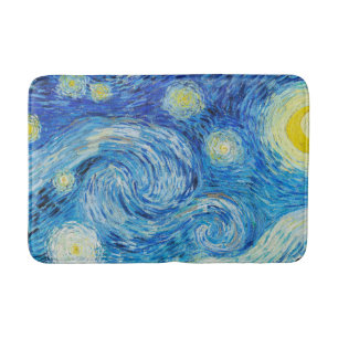 Vincent Van Gogh's The Starry Night Bath Mat
