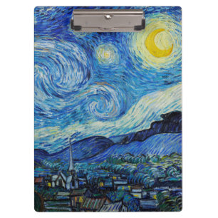 Vincent Van Gogh's The Starry Night Clipboard