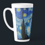 Vincent Van Gogh's The Starry Night Latte Mug<br><div class="desc">Immerse yourself in the mesmerising beauty of Vincent Van Gogh's The Starry Night with this high-quality reproduction art print. Own a piece of art history and let the brilliance of Van Gogh's masterpiece illuminate your surroundings.</div>