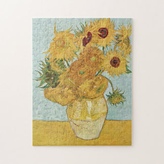 Vincent van Gogh's Vase with Twelve Sunflowers Jigsaw Puzzle