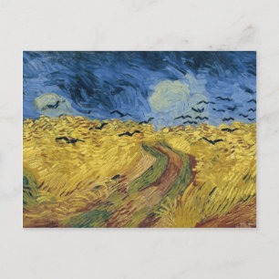 Vincent van Gogh's Wheat Field with Crows (1890) Postcard