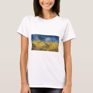 Vincent van Gogh's Wheat Field with Crows (1890) T-Shirt