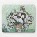 Vincent Willem van Gogh , ピンクの薔薇の花瓶 Mouse Pad<br><div class="desc">私はvan Goghが好きな人のためにこの製品を作りました。</div>
