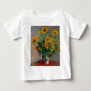 Vincent Willem van Gogh and Sunflower Baby T-Shirt