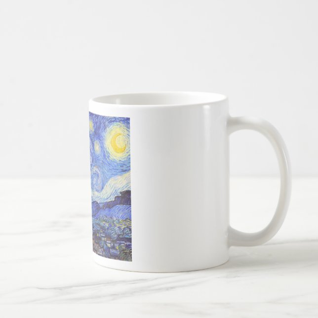 Vincent Willem van Gogh , "Starry Night" Coffee Mug (Right)