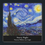 Vincent Willem van Gogh , “ Starry Night ” Square Wall Clock<br><div class="desc">私はGoghが好きな人のためにこの製品を作りました。</div>