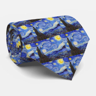 Vincent Willem van Gogh , "Starry Night" Tie