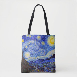 Vincent Willem van Gogh , "Starry Night" Tote Bag