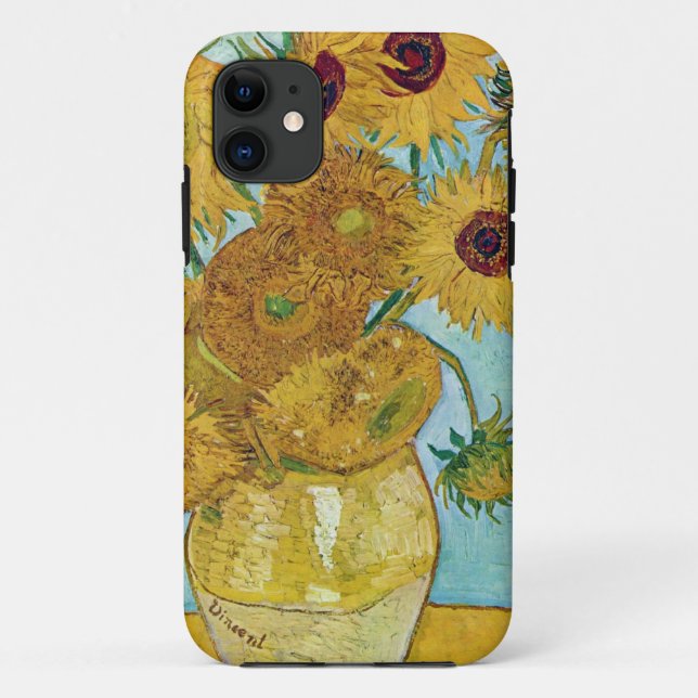 Vincent Willem van Gogh , "Sunflowers" Case-Mate iPhone Case (Back)