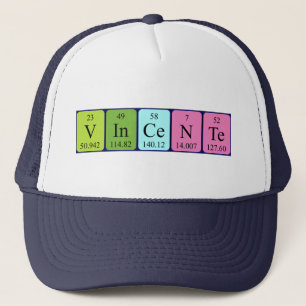 Vincente periodic table name hat