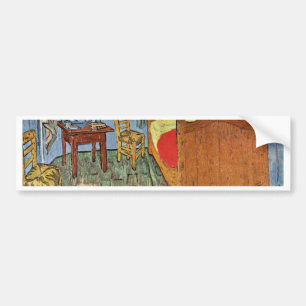 Vincent'S Bedroom In Arles, By Vincent Van Gogh Bumper Sticker