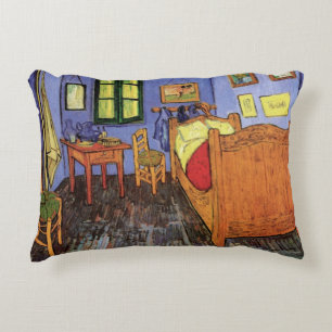 Vincent's Bedroom in Arles by Vincent van Gogh Decorative Cushion