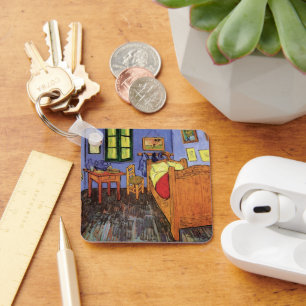 Vincent's Bedroom in Arles by Vincent van Gogh Key Ring