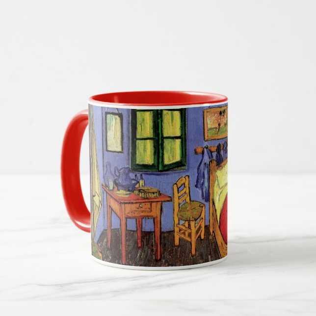 Vincent's Bedroom in Arles by Vincent van Gogh Mug (Front Left)
