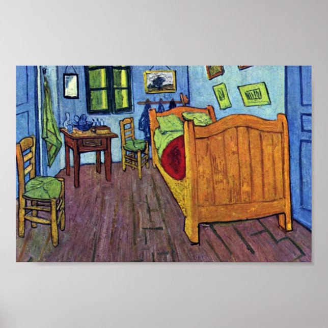 Vincent'S Bedroom In Arles By Vincent Van Gogh Poster (Front)