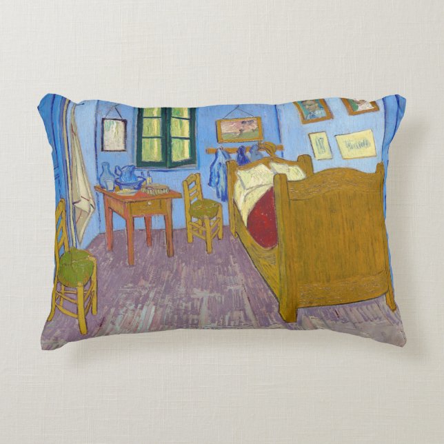 Vincent's Bedroom in Arles | Van Gogh | Decorative Cushion (Front)