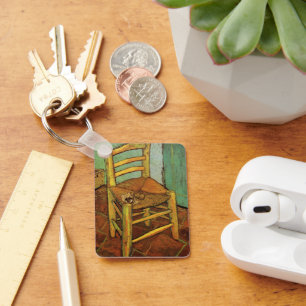 Vincent's Chair with His Pipe by Vincent van Gogh Key Ring
