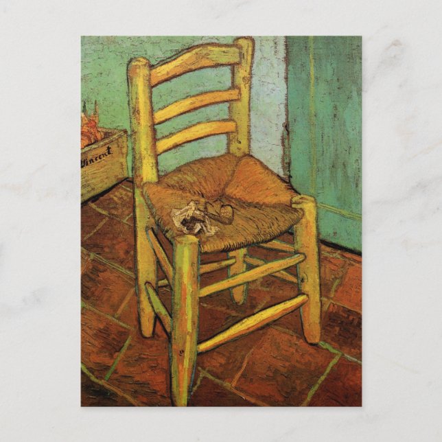 Vincent's Chair with His Pipe by Vincent van Gogh Postcard (Front)