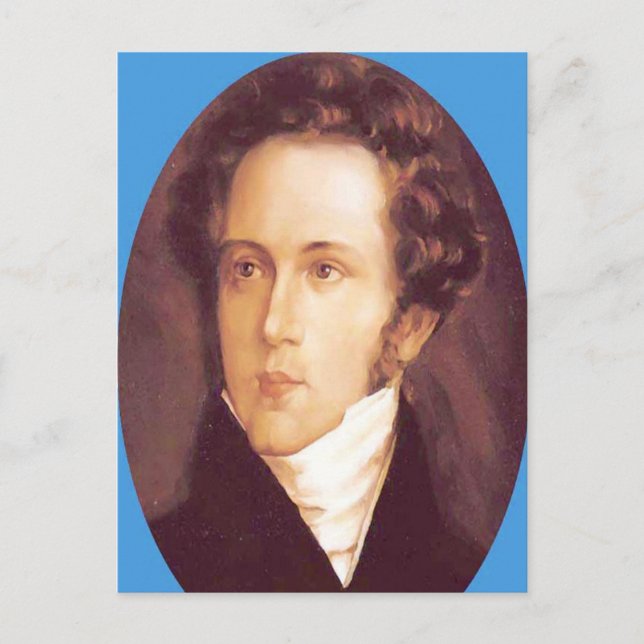 VINCENZO BELLINI Opera Composer Postcard (Front)