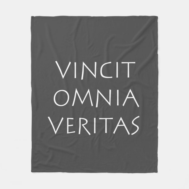 Vincit omnia veritas fleece blanket (Front)