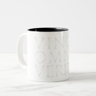 VINCIT OMNIA VERITAS - Light Two-Tone Coffee Mug