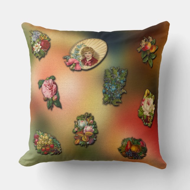 VinClip Throw Pillow (Front)