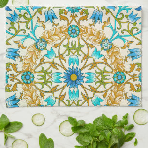 Vine by William Morris, Vintage Textile Art Tea Towel