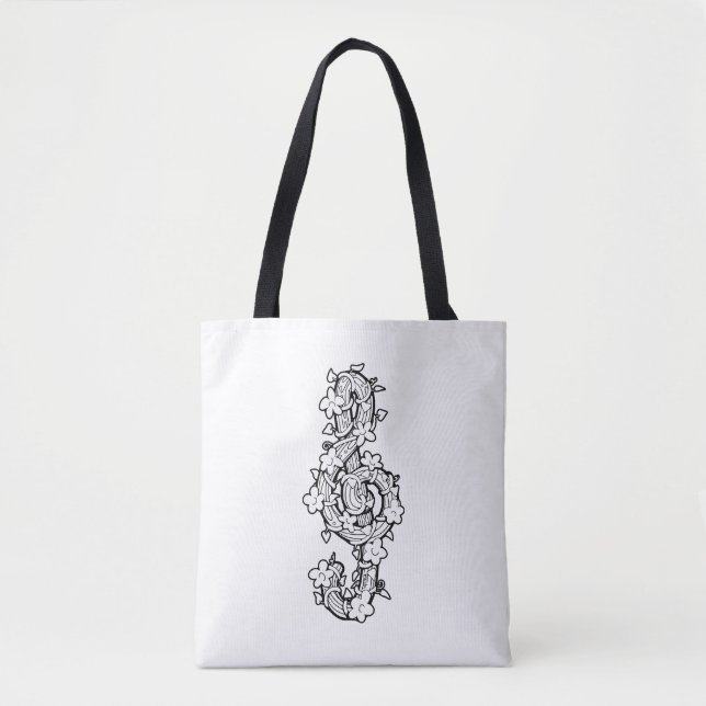 Vine Clef Tote Bag (Front)