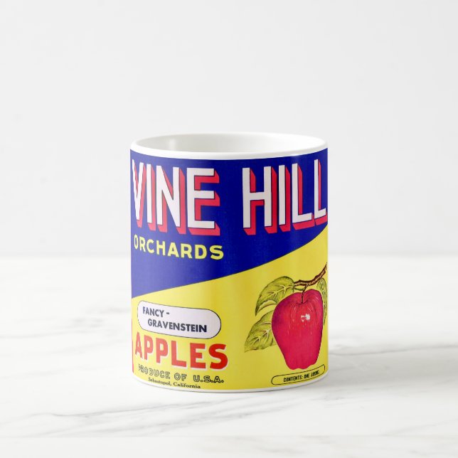 Vine Hill Gravenstein Apple  Mug (Center)