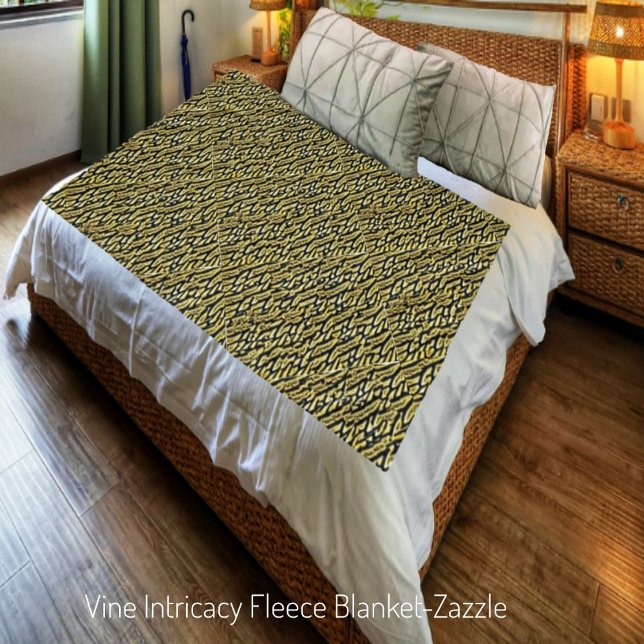 Vine Intricacy Fleece Blanket (Creator Uploaded)