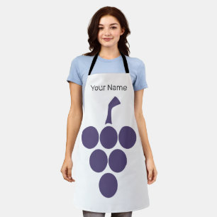 Vine Or Wine For Grape And Grapevine Sommelier Apron