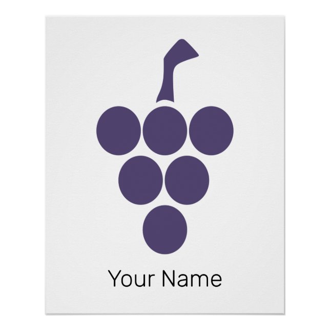 Vine Or  Wine For Grape And Grapevine Sommelier Poster (Front)