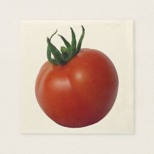Vine ripened tomato napkin