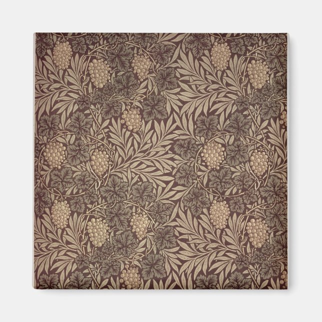 'Vine' wallpaper design, 1873 Magnet (Front)