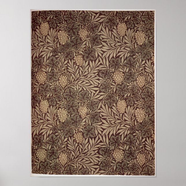 'Vine' wallpaper design, 1873 Poster (Front)