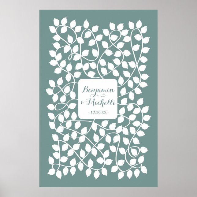 Vines - 150 Signature Guest Book Alternative (Front)