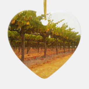 Vines Aligned Ceramic Tree Decoration