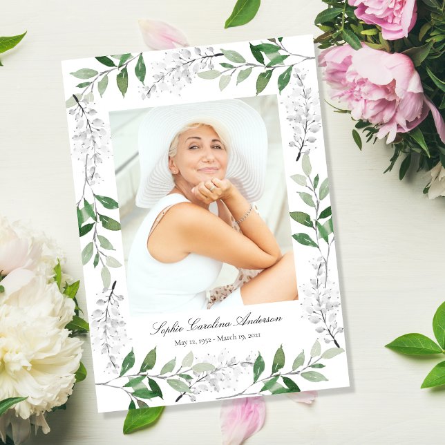 Vines & Berries Celebration of Life Program Programme (Creator Uploaded)